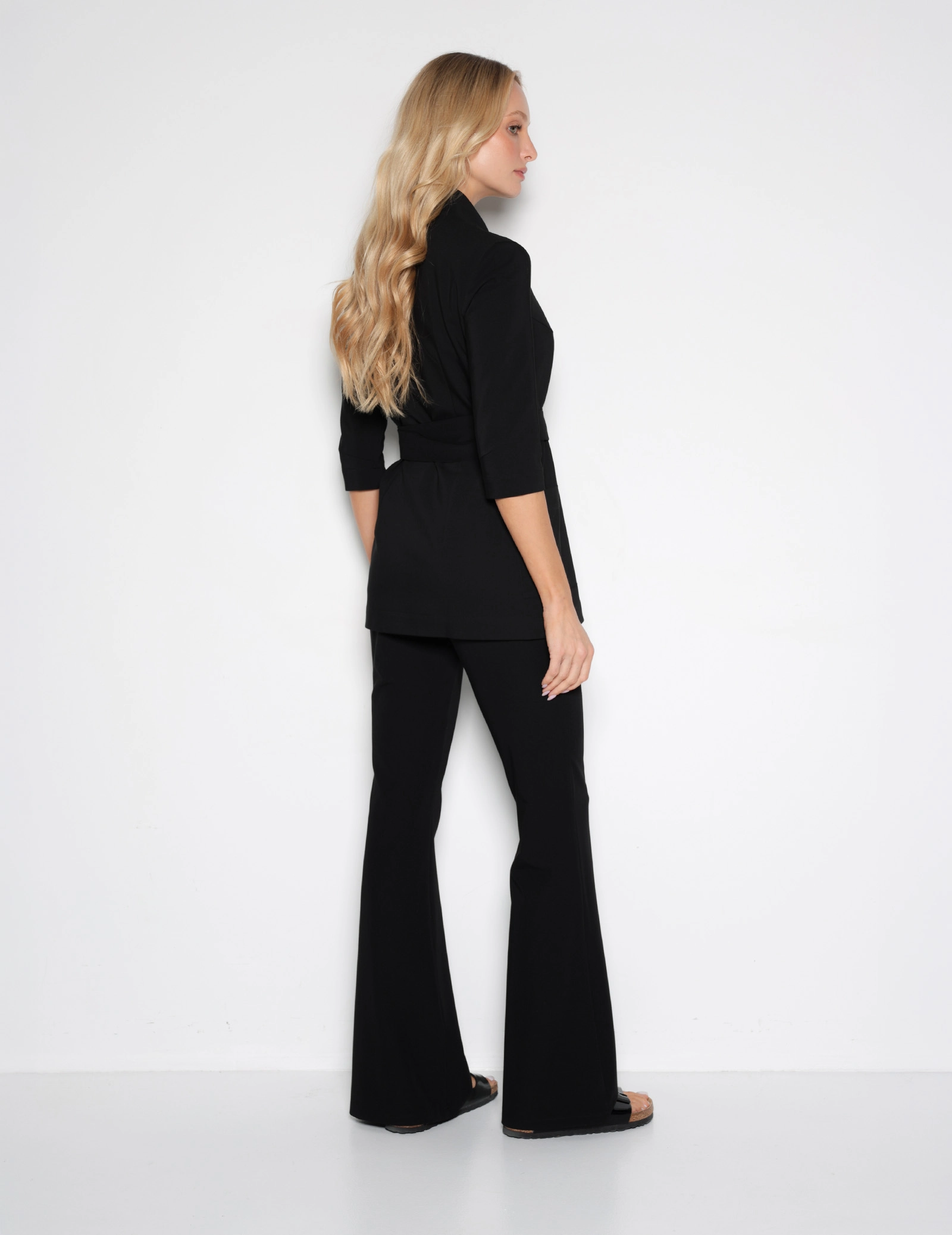 Spodnie Damskie Flare - BLACK Spodnie Damskie Flare - BLACK