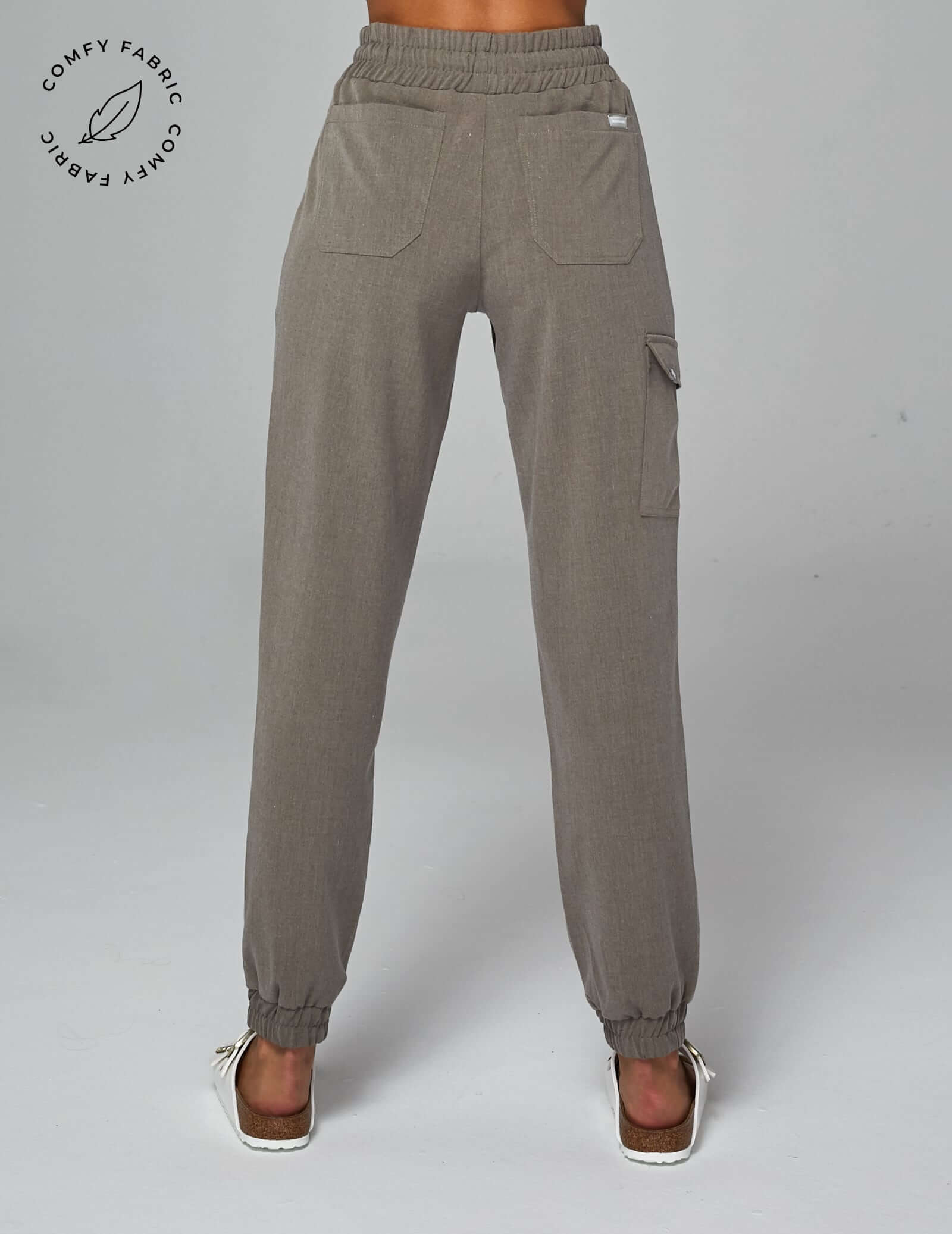 Spodnie Joggery Amelia - DARK SAND OUTLET Spodnie Joggery Amelia - DARK SAND OUTLET